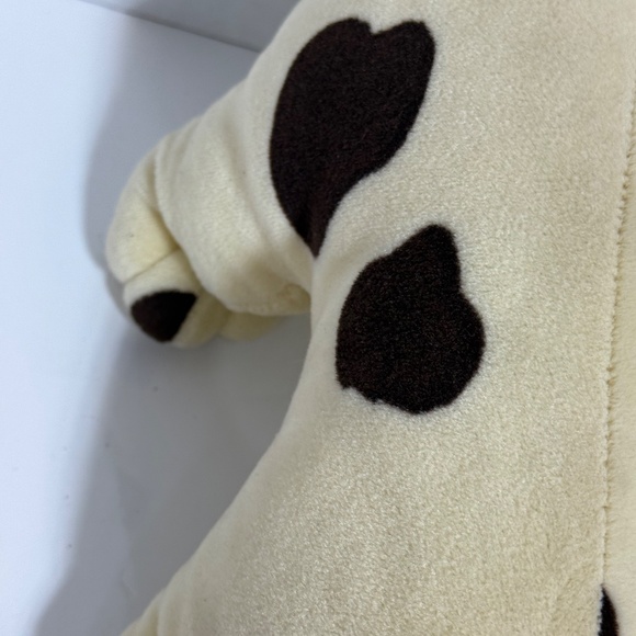 Vintage Pound Puppies 1984 White Brown Spotted Dog Plush 18" - Irwin Toy - Picture 5 of 14